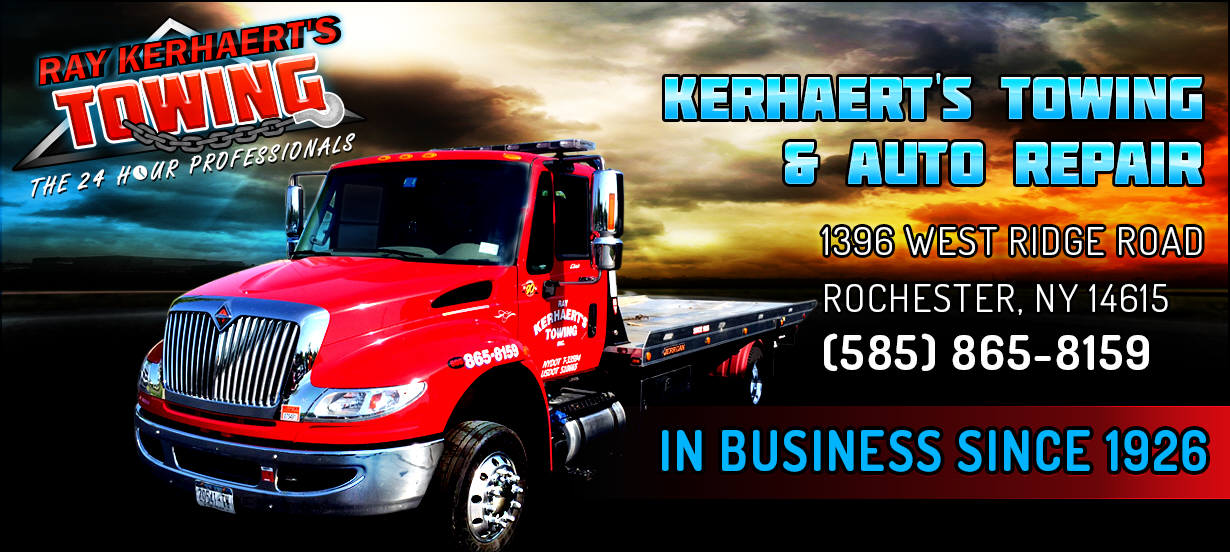 Rochester Flatbed Towing By Kerhaert's Towing-585-865-8259