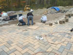 Landscape solutions building a driveway