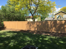 Beautiful wood fence and landscaping Installed by Aaron of Landscape Solutions. Rochester NY. 14616

585-342-5296