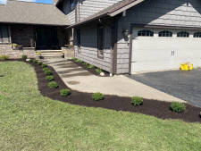 Landscaping service Installed by Aaron of Landscape Solutions. Rochester NY. 14616

585-342-5296