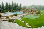 Landscaping backyard service
